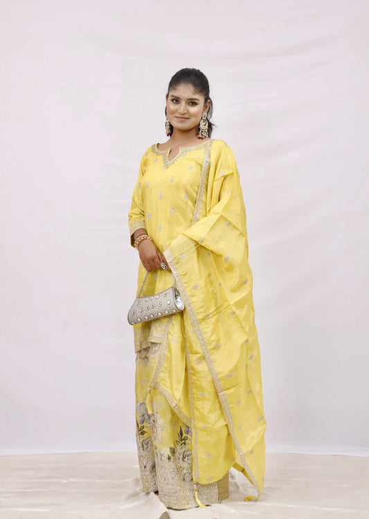 Yellow kurta set