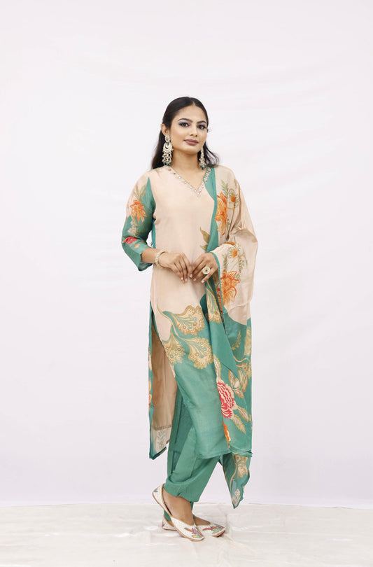 salwar kameez with a dupatta set