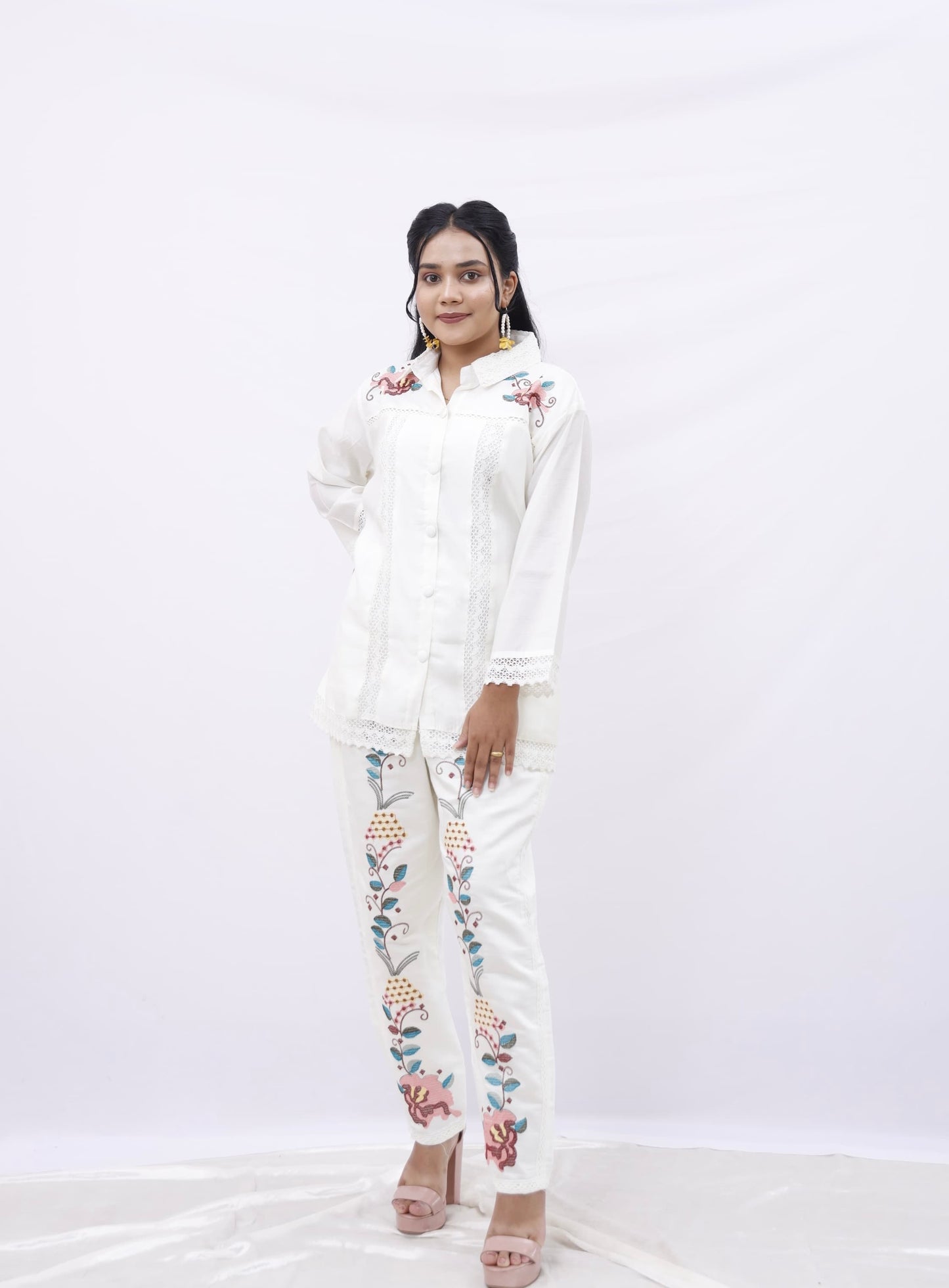 Embroidered Co-Ord Set