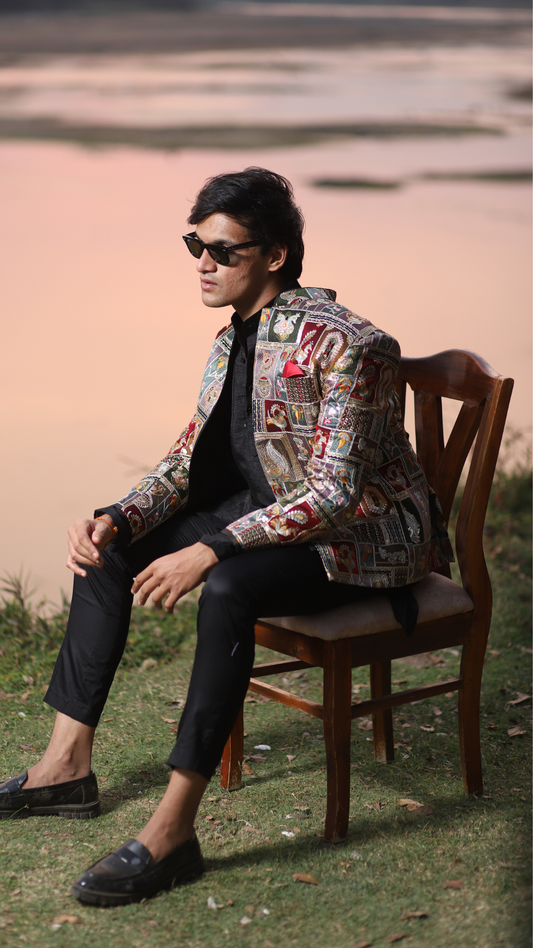 Self Embroidery Jacket