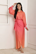 Sunset Muse Ombre Shirt & Sarong Set