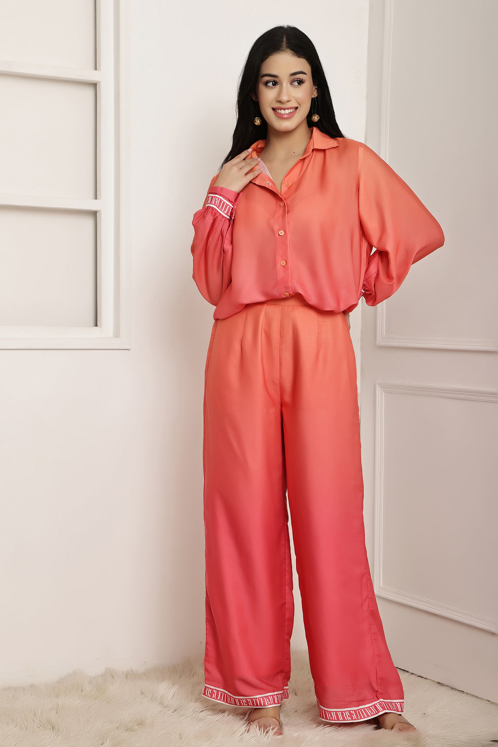 Coral Coast Ombre Shirt & Pant Set