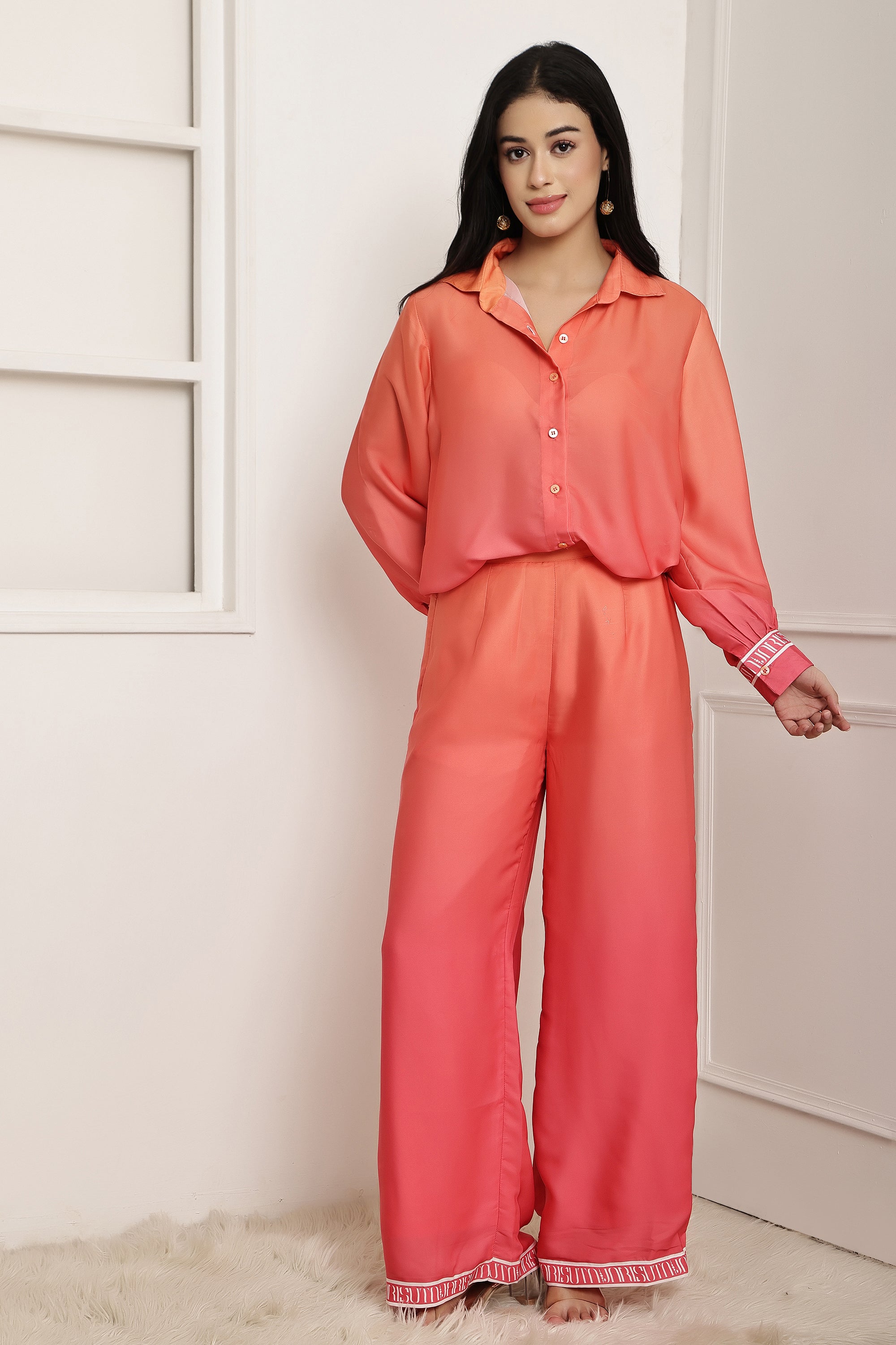 Coral Coast Ombre Shirt & Pant Set