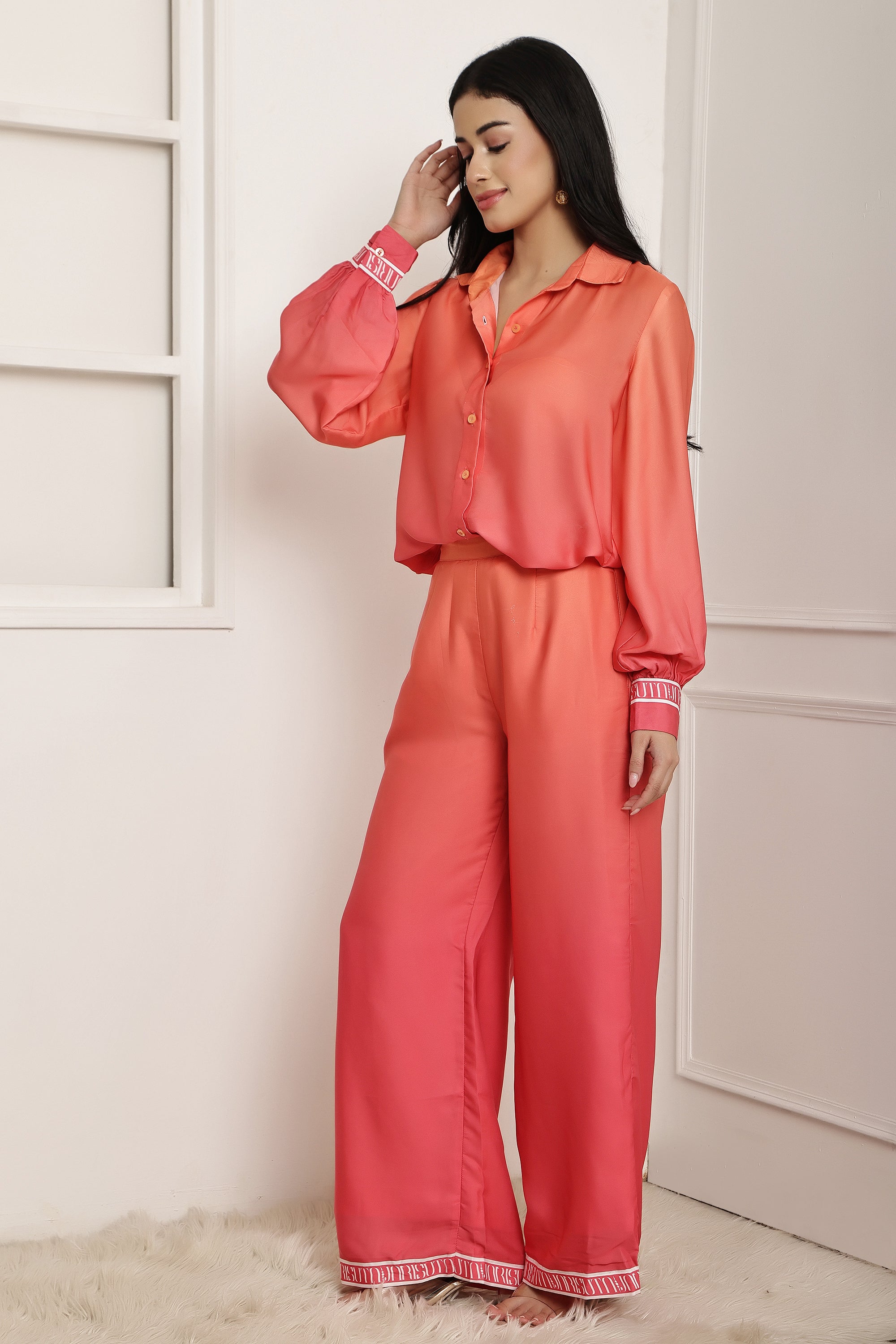 Coral Coast Ombre Shirt & Pant Set