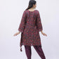 Wine Aura Embroidered Kurta Set