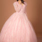 Enchanting Blush Pink Ball Gown