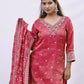 Blush Royale Embroidered Sharara Set