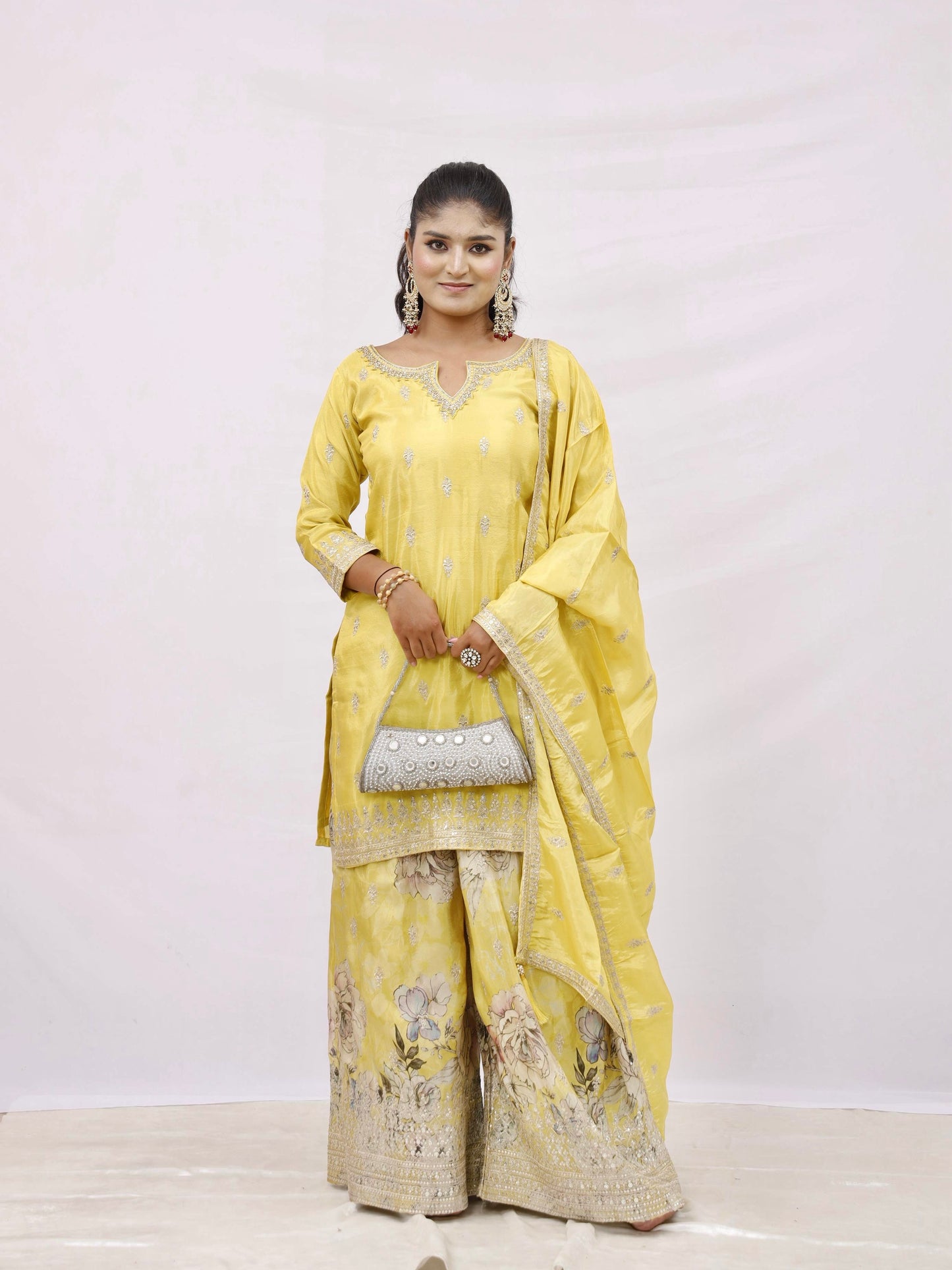 Yellow kurta set
