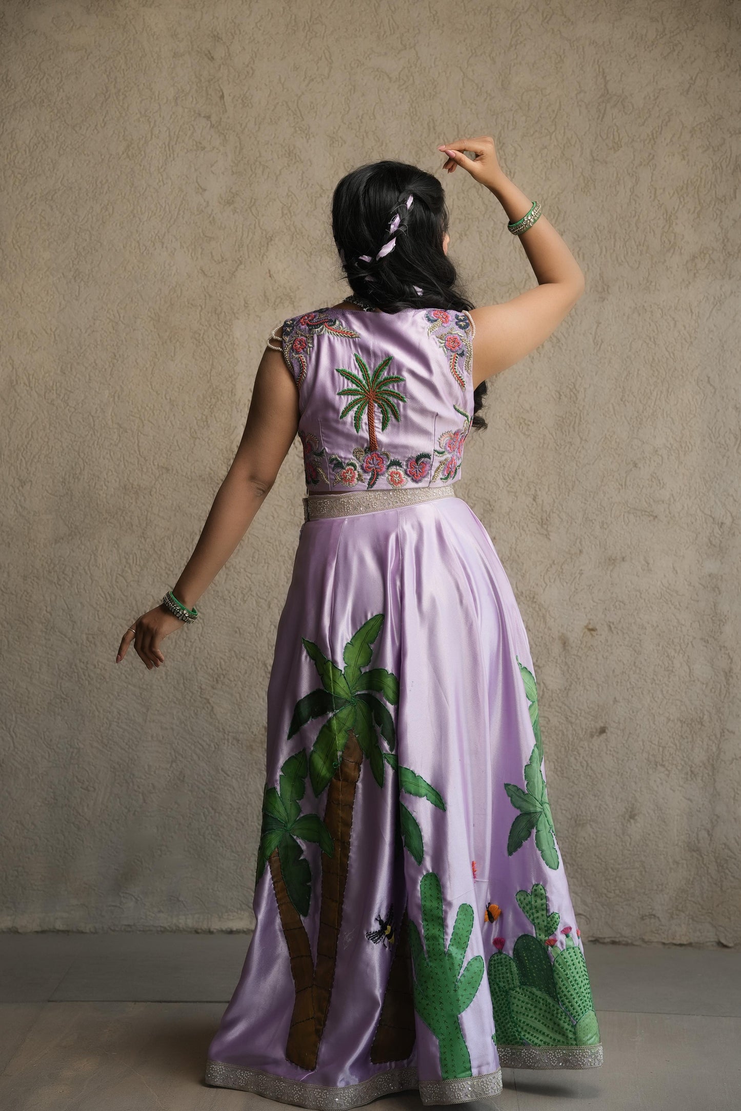 Lehenga (Hand painted)
