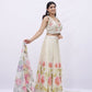 Blouse lehenga with dupatta set