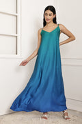 Ocean Drift Ombre Maxi Dress