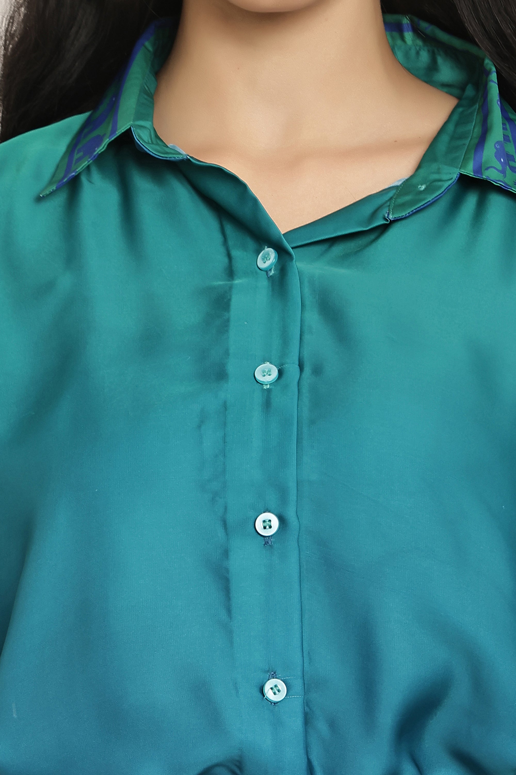Ocean Current Ombre Shirt & Pant Set