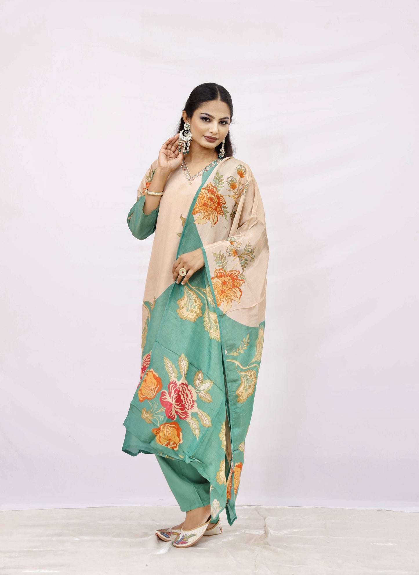 salwar kameez with a dupatta set