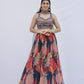 Vibrant Floral Embroidered Lehenga Set