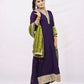 Purple Anarkali set