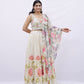 Blouse lehenga with dupatta set