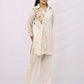 light beige kurta and matching straight pants