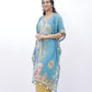 Peacock Garden Kaftan Set