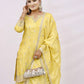 Yellow kurta set