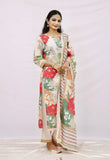 Multi colour kurta set with dupatta