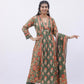 Garden Print Kurta Set with Dupatta