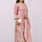 Blush Pink Embroidered Kurta Set with Floral Sharara