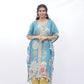Peacock Garden Kaftan Set