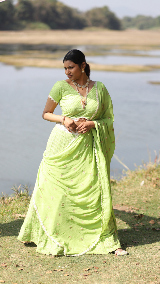 Chikankari Fabric