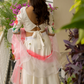 Hand Printed lehenga