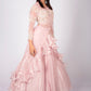 Blush Pink.hand embroidery Lehenga Set