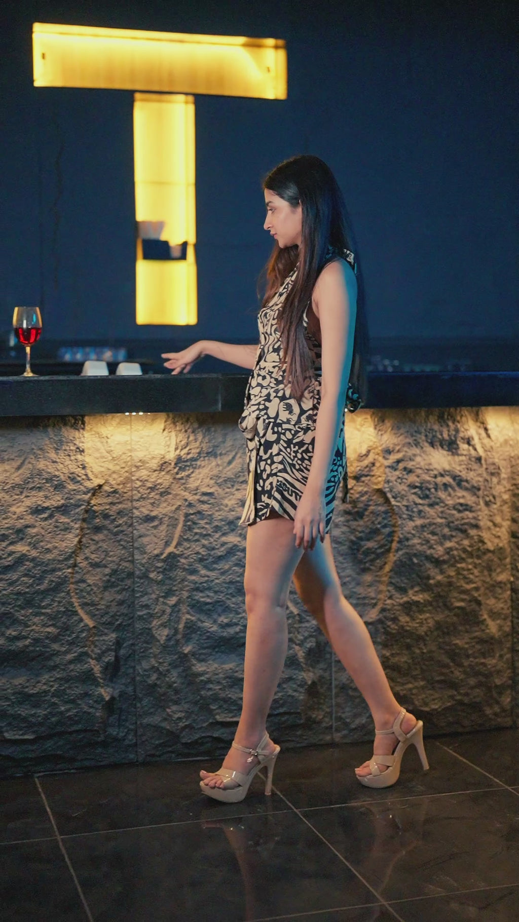 CAT EYE CO-ORD SET WAIST TOP AND FLAP SHORTS