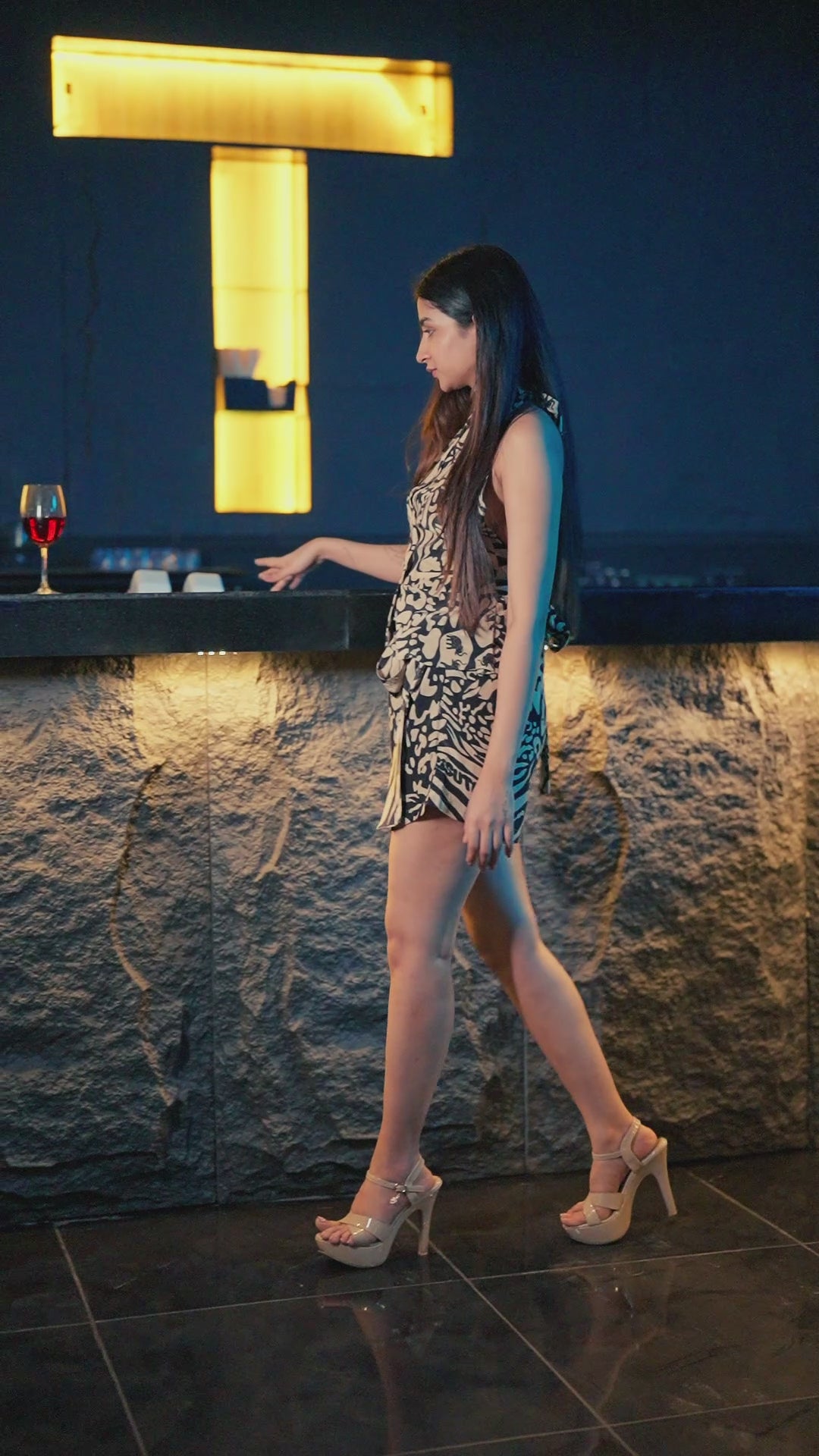 CAT EYE CO-ORD SET WAIST TOP AND FLAP SHORTS